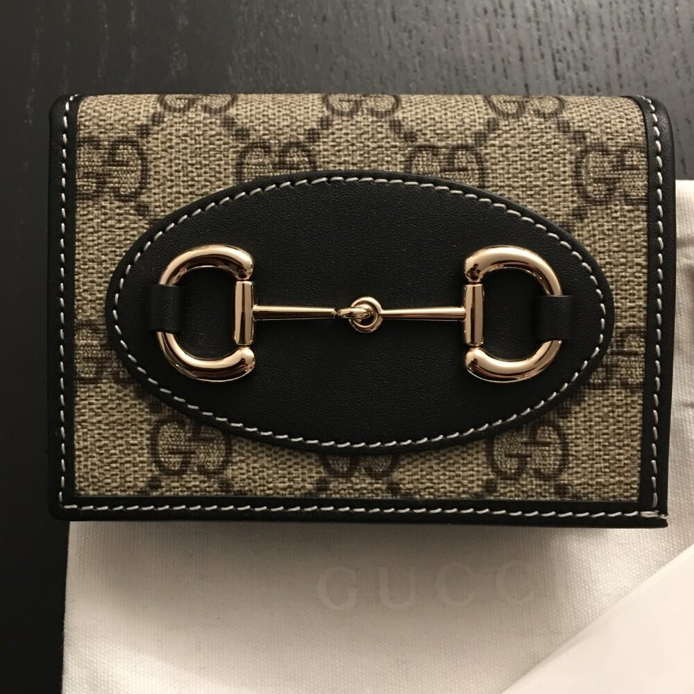 Gucci Horsebit 1955 Card Case Wallet - Picture 3 of 11